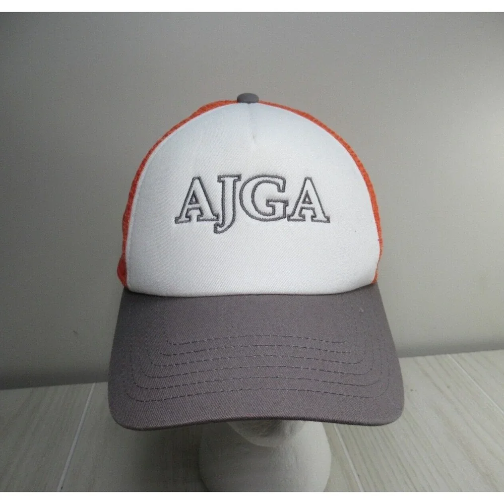 AJGA American Junior Golf Association‎ Imperial SnapBack Golf Hat orange gray